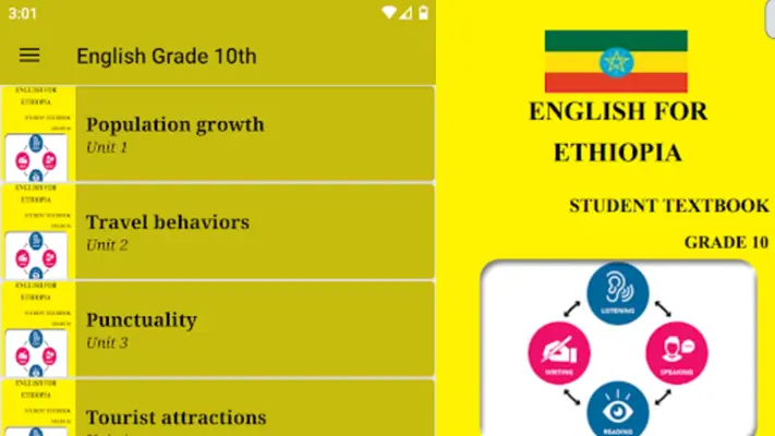 English Grade 10th android App screenshot 5